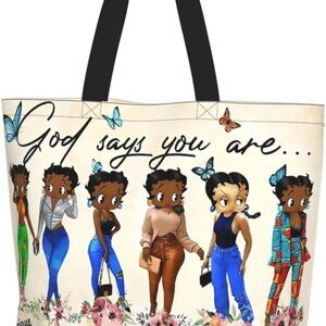 Women Tote Bag Polyester Large Capacity Casual Travel Shopping Purse